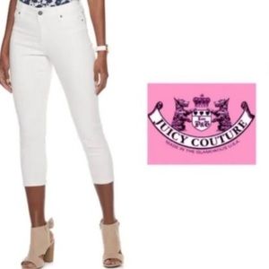 Juicy Couture White Jean Capris